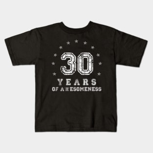 Vintage 30 years of awesomeness Kids T-Shirt